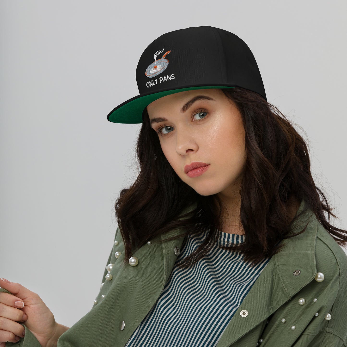 ONLY PANS Flat Bill Cap