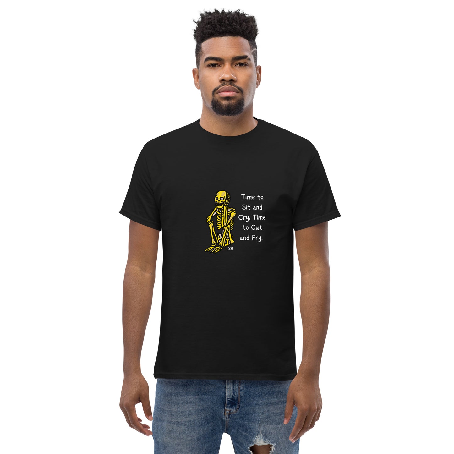 Time To Sit Black Men's classic tee