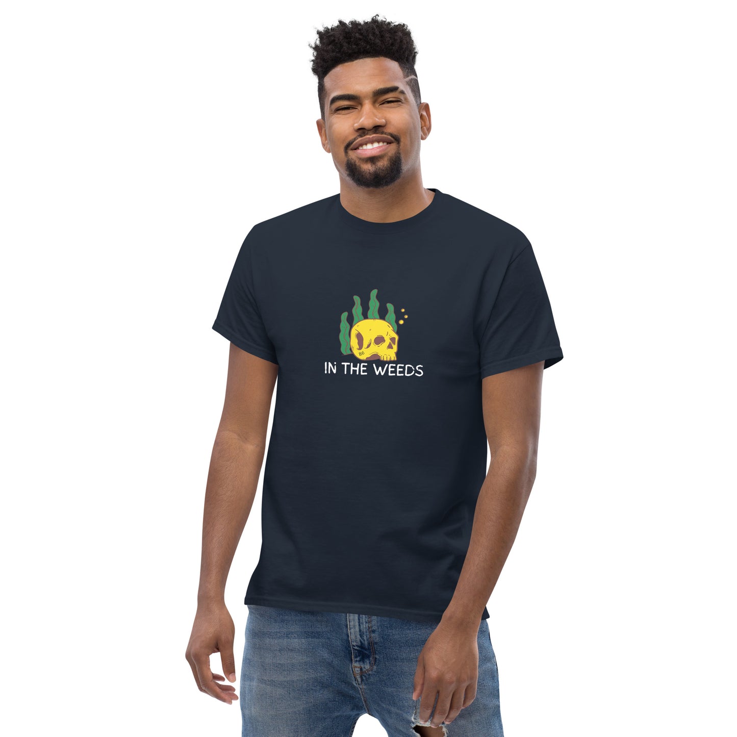 IN THE WEEDS 2 BLACK Men's classic tee