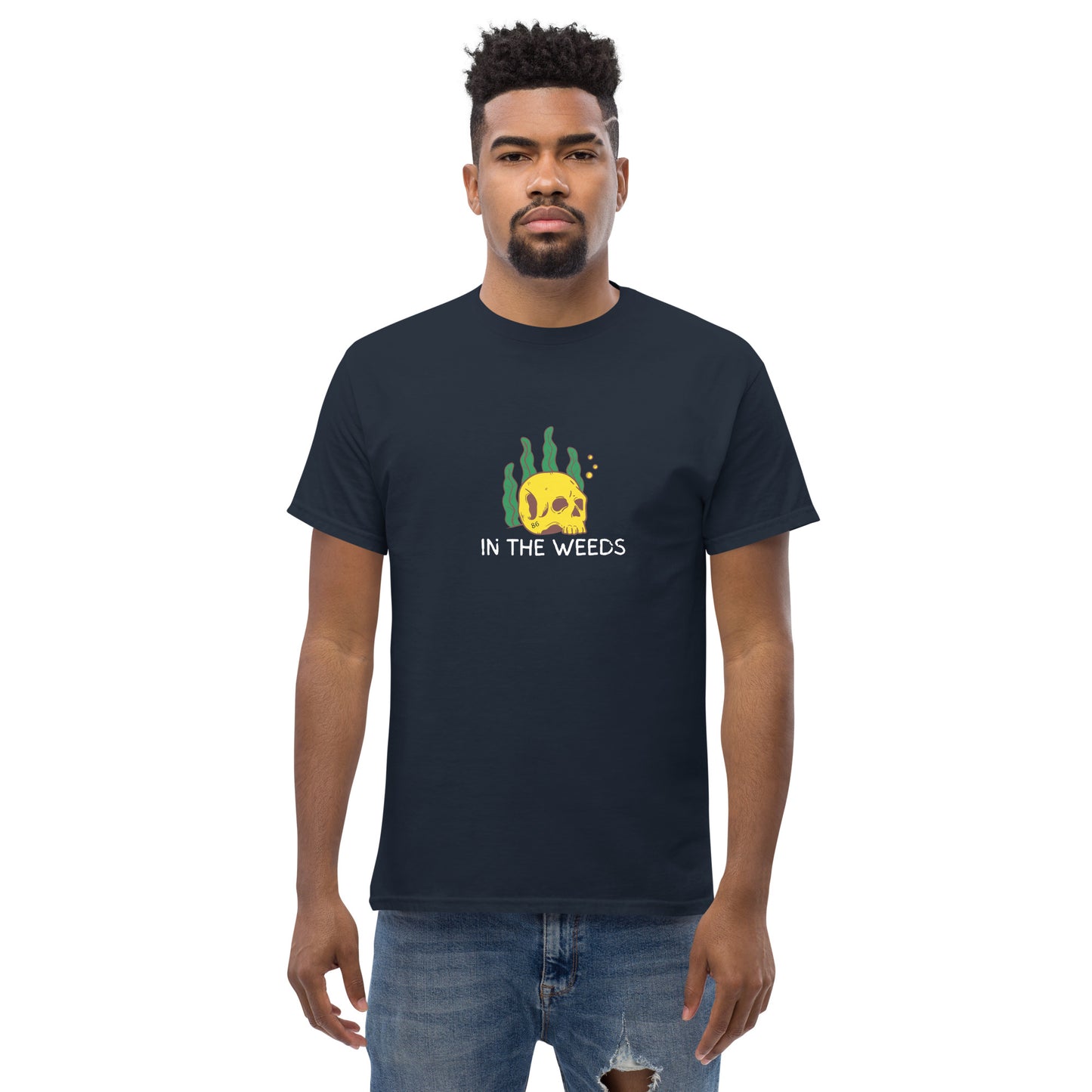 IN THE WEEDS 2 BLACK Men's classic tee