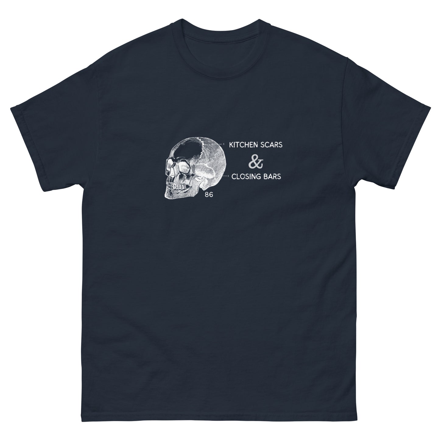 Kitchen Scars & Closing Bars Black Men's classic tee