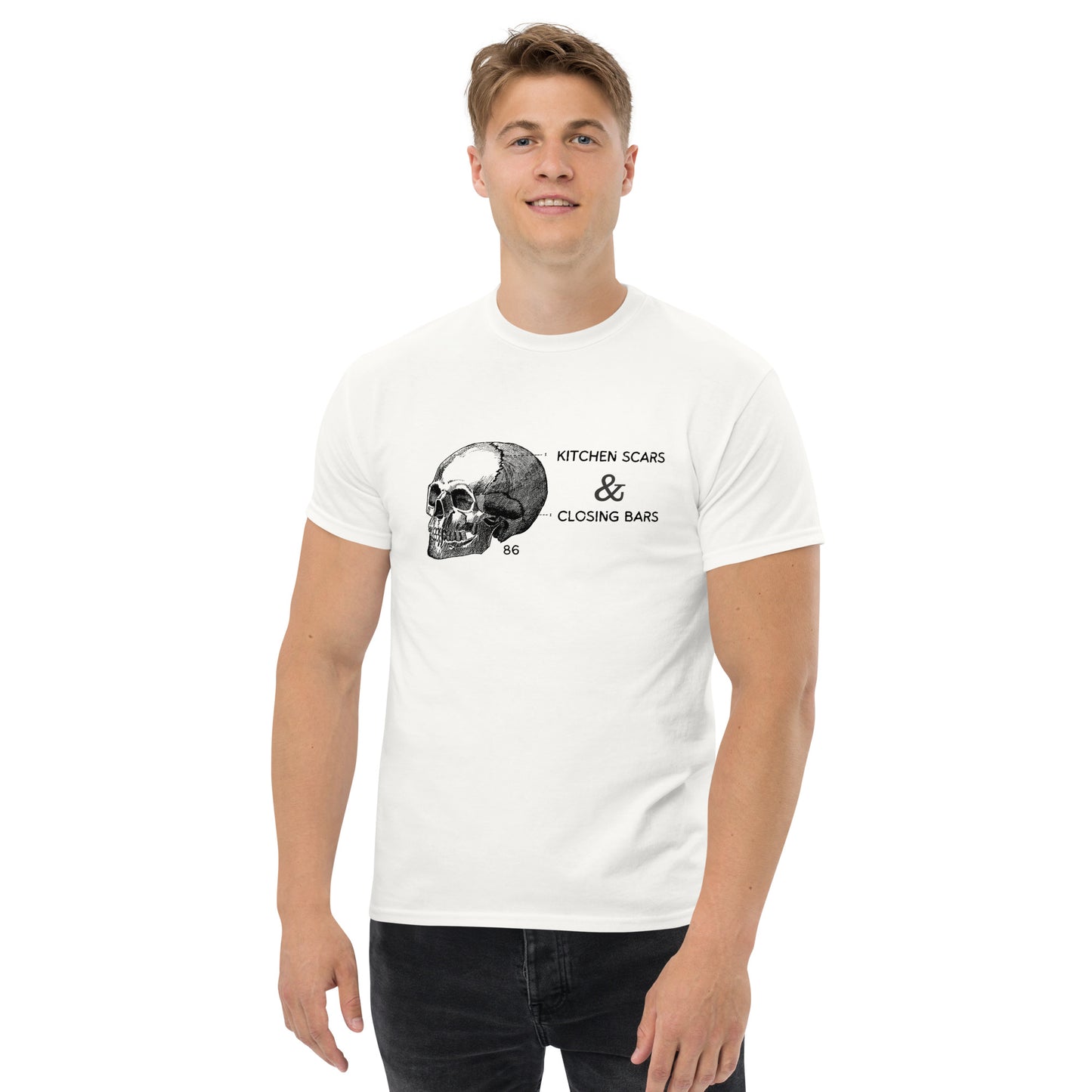 Kitchen Scars & Closing Bars Men's classic tee