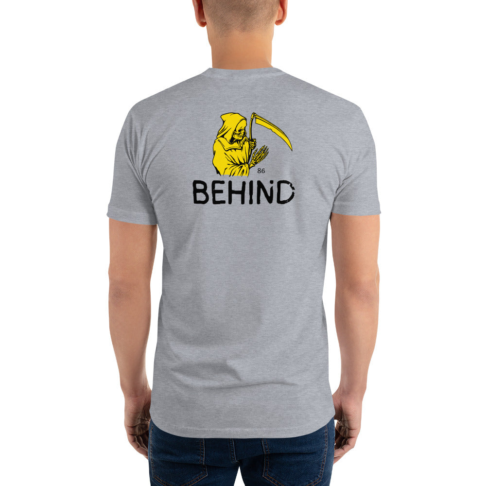 BEHIND Fitted Short Sleeve T-shirt