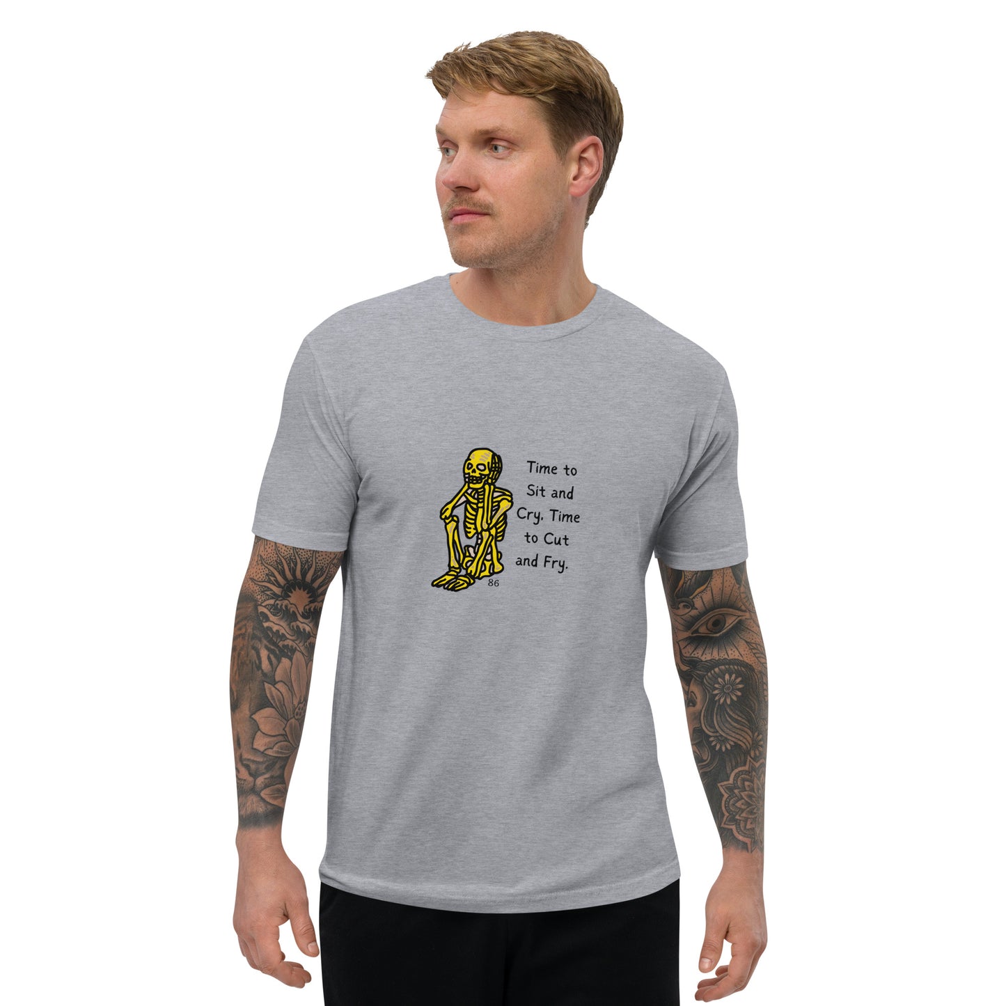 Time To Sit Fitted Short Sleeve T-shirt