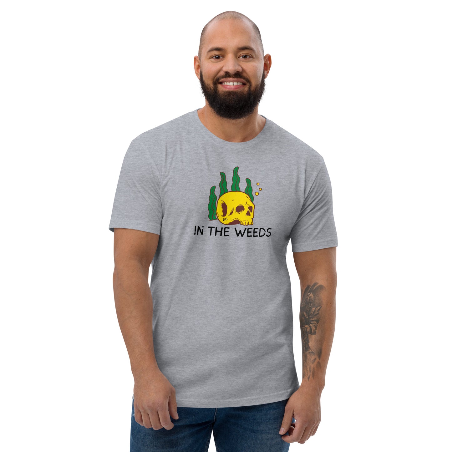 IN THE WEEDS 2 Fitted Short Sleeve T-shirt