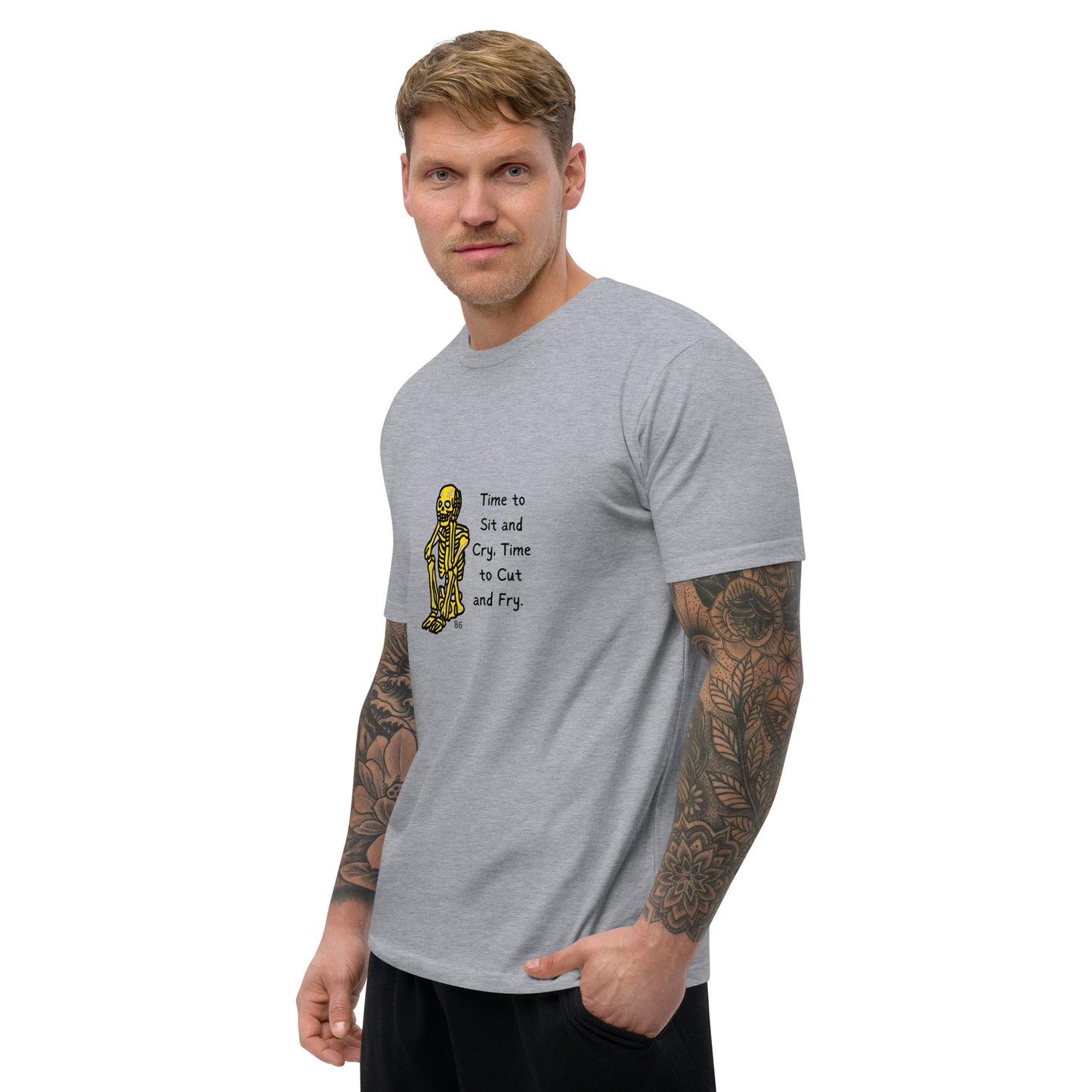 Time To Sit Fitted Short Sleeve T-shirt