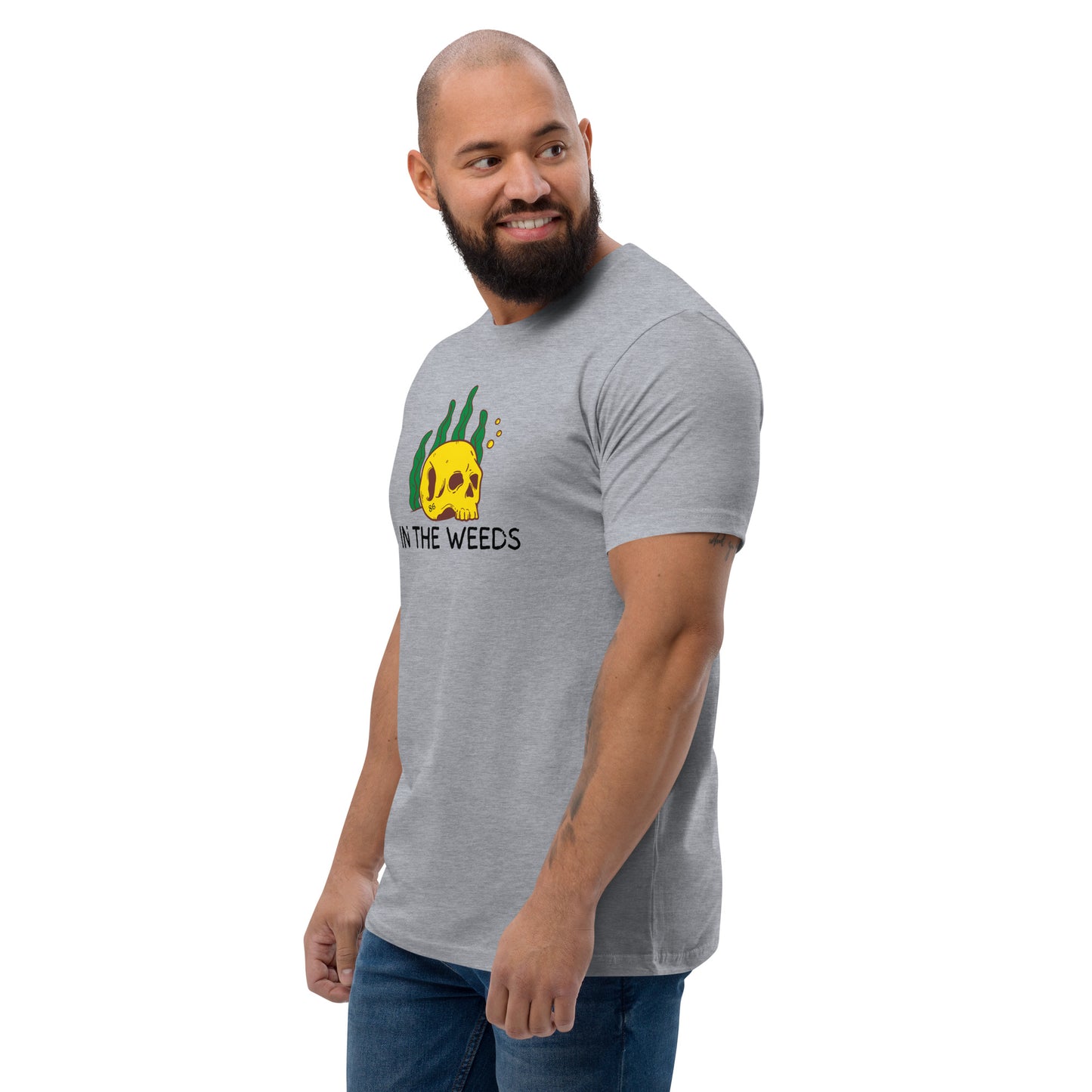IN THE WEEDS 2 Fitted Short Sleeve T-shirt
