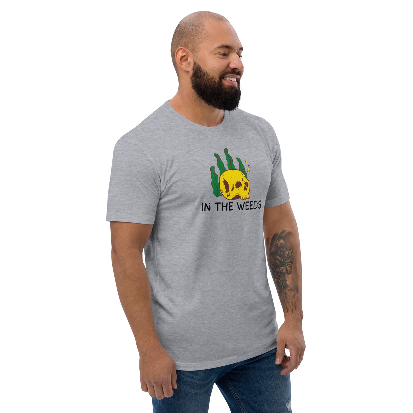 IN THE WEEDS 2 Fitted Short Sleeve T-shirt
