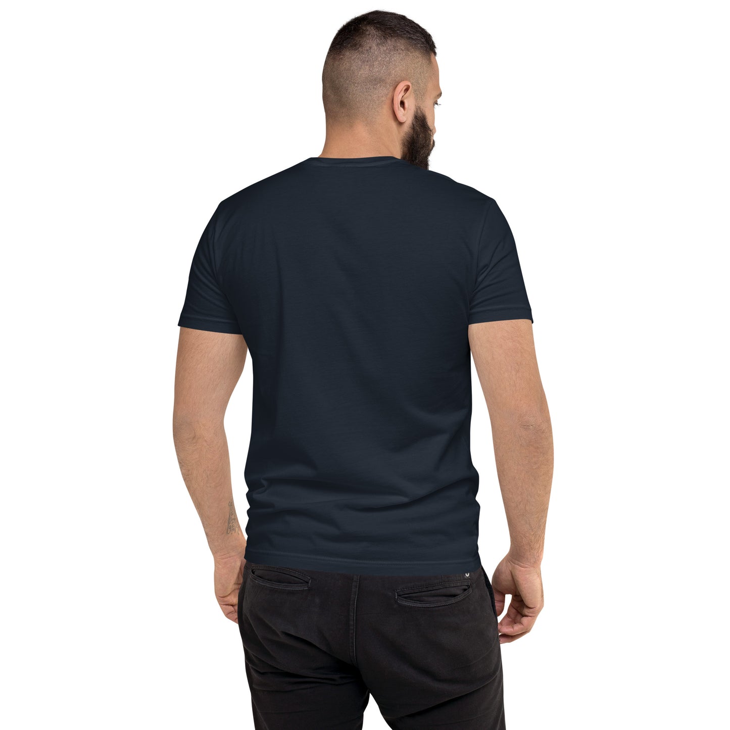 MAY I? BLACK Fitted Short Sleeve T-shirt