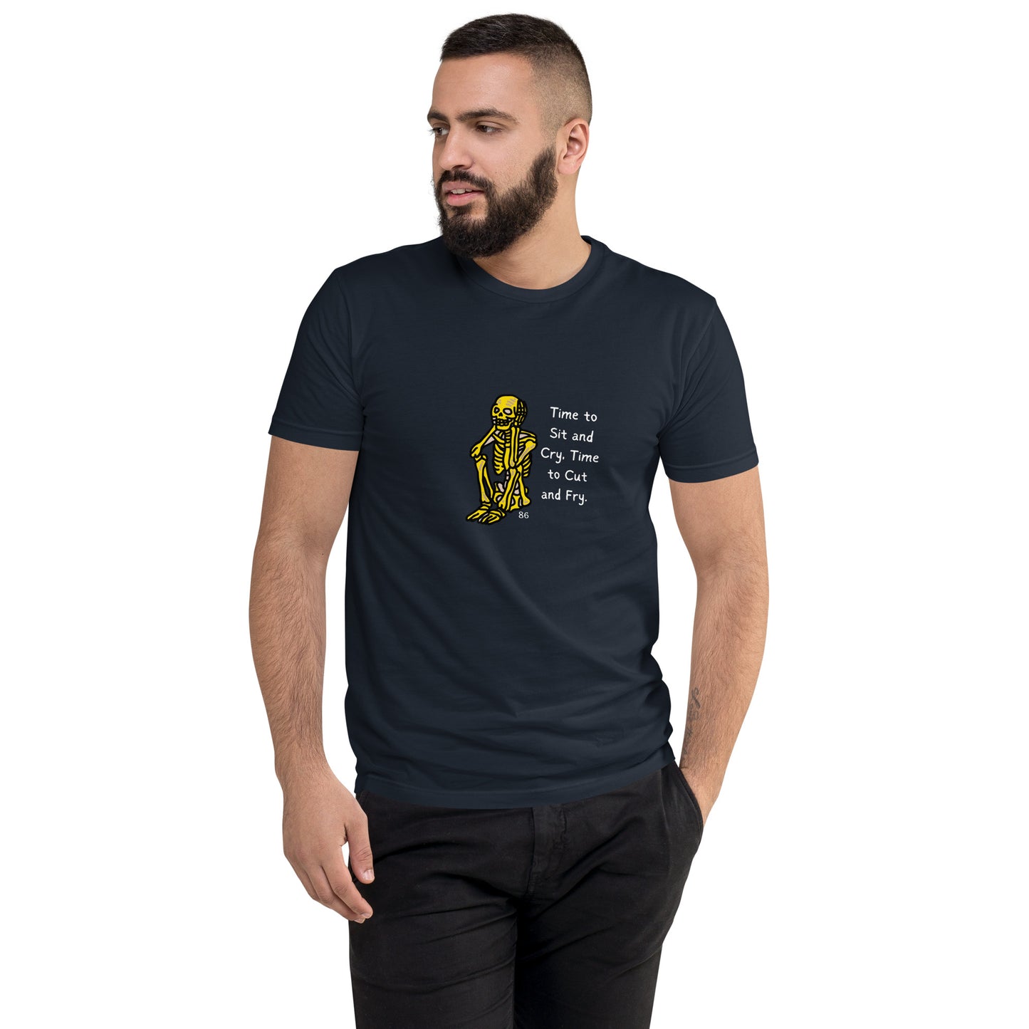 Time To Sit Black Short Sleeve T-shirt