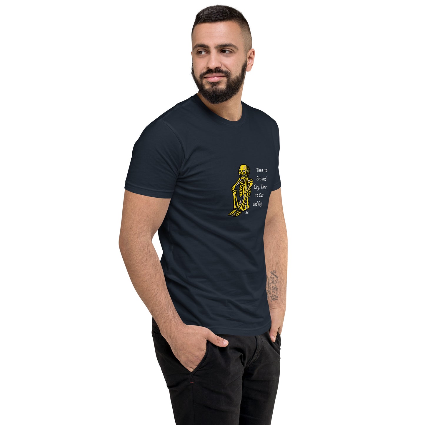 Time To Sit Black Short Sleeve T-shirt