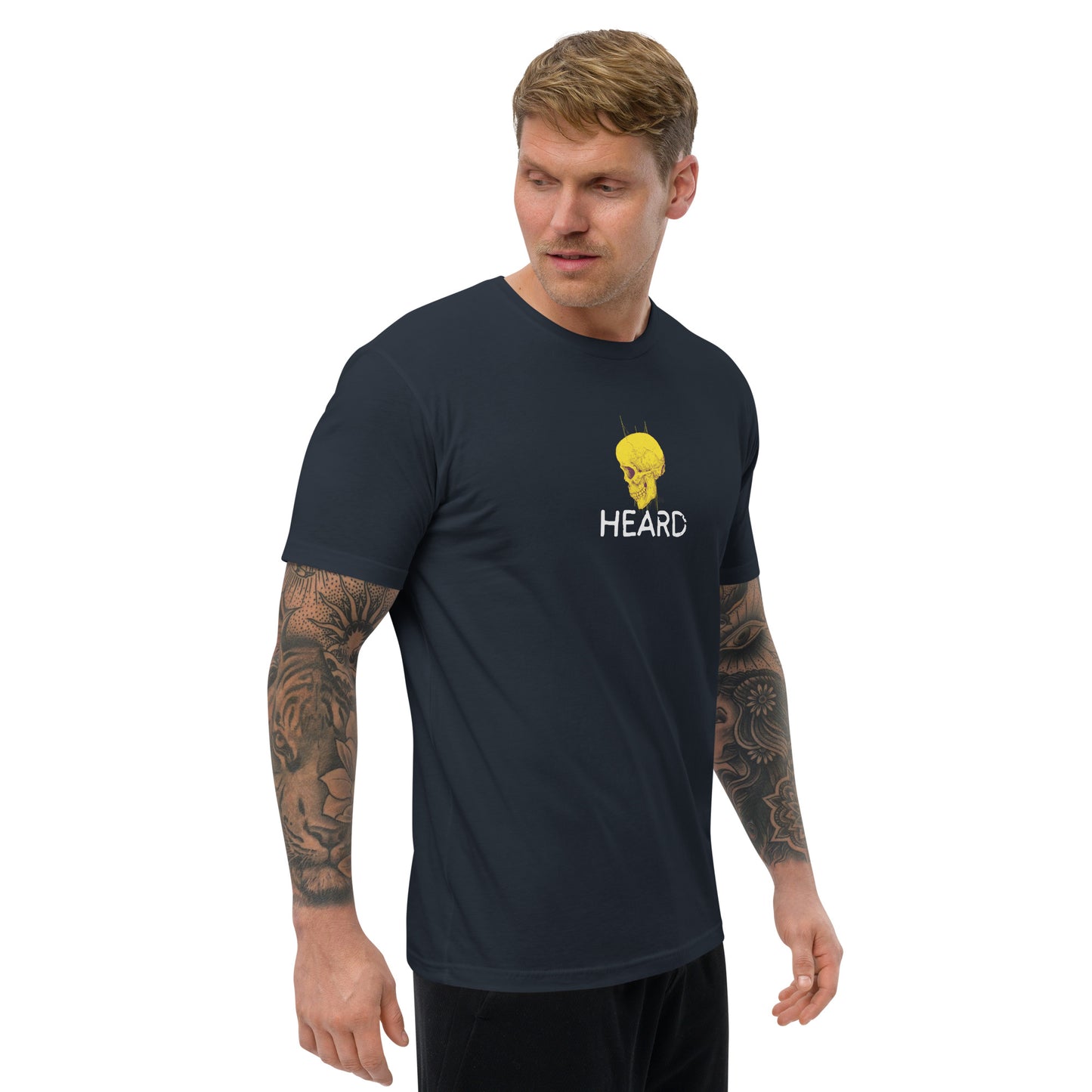 HEARD BLACK Fitted Short Sleeve T-shirt