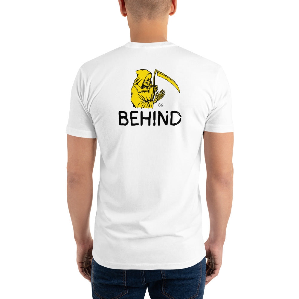 BEHIND Fitted Short Sleeve T-shirt