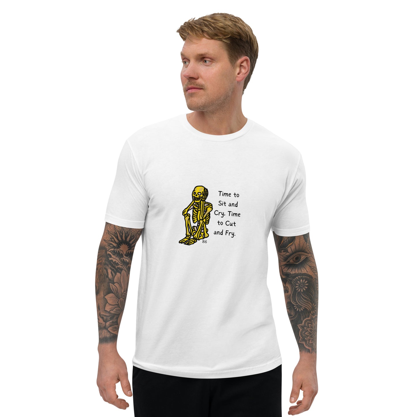 Time To Sit Fitted Short Sleeve T-shirt
