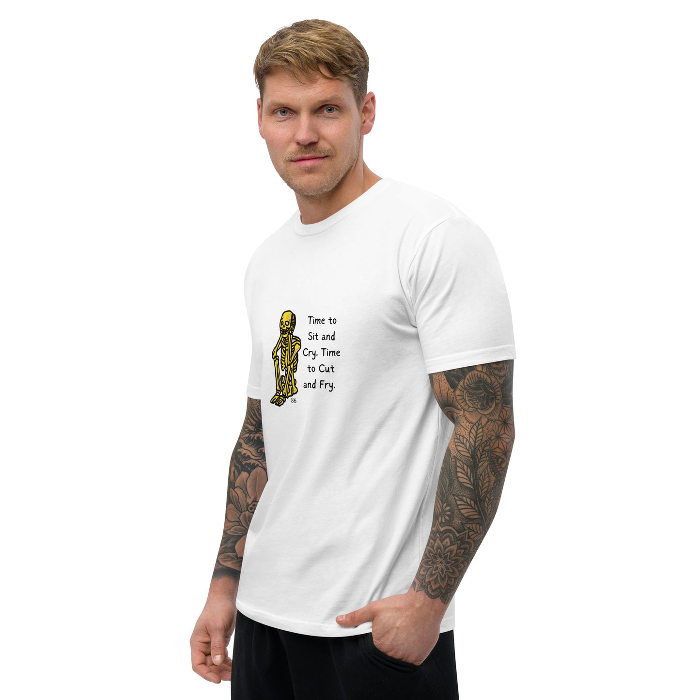 Time To Sit Fitted Short Sleeve T-shirt