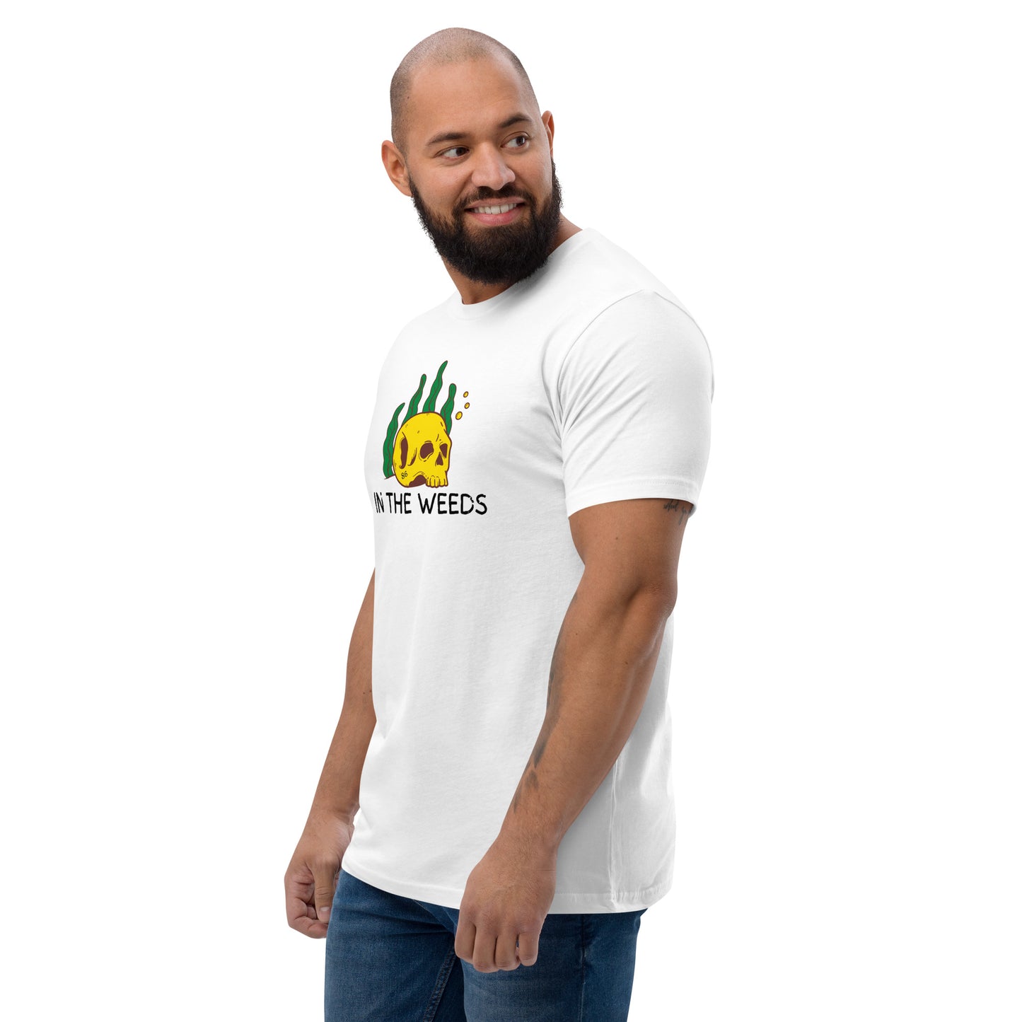 IN THE WEEDS 2 Fitted Short Sleeve T-shirt