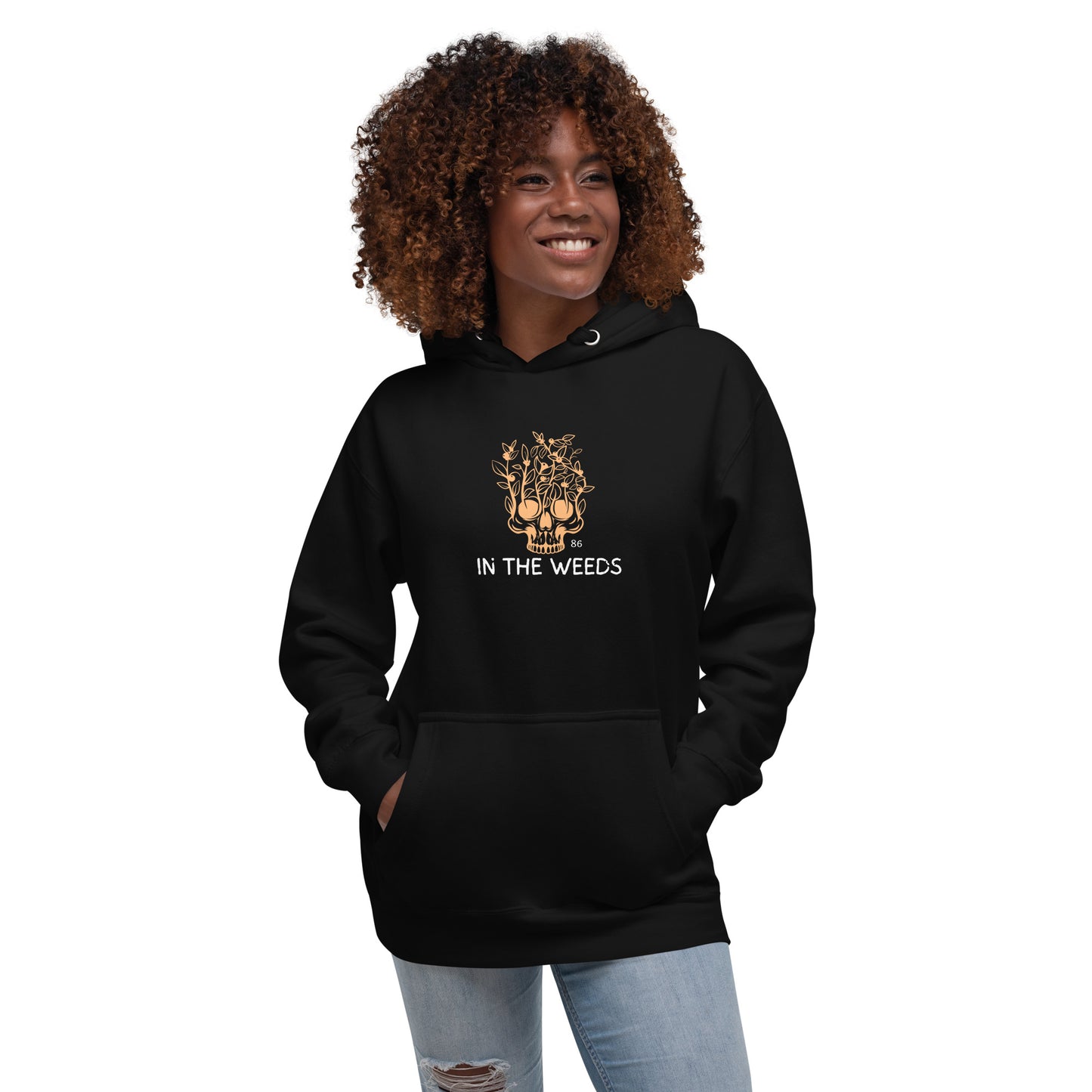 IN THE WEEDS 1 BLACK Unisex Hoodie