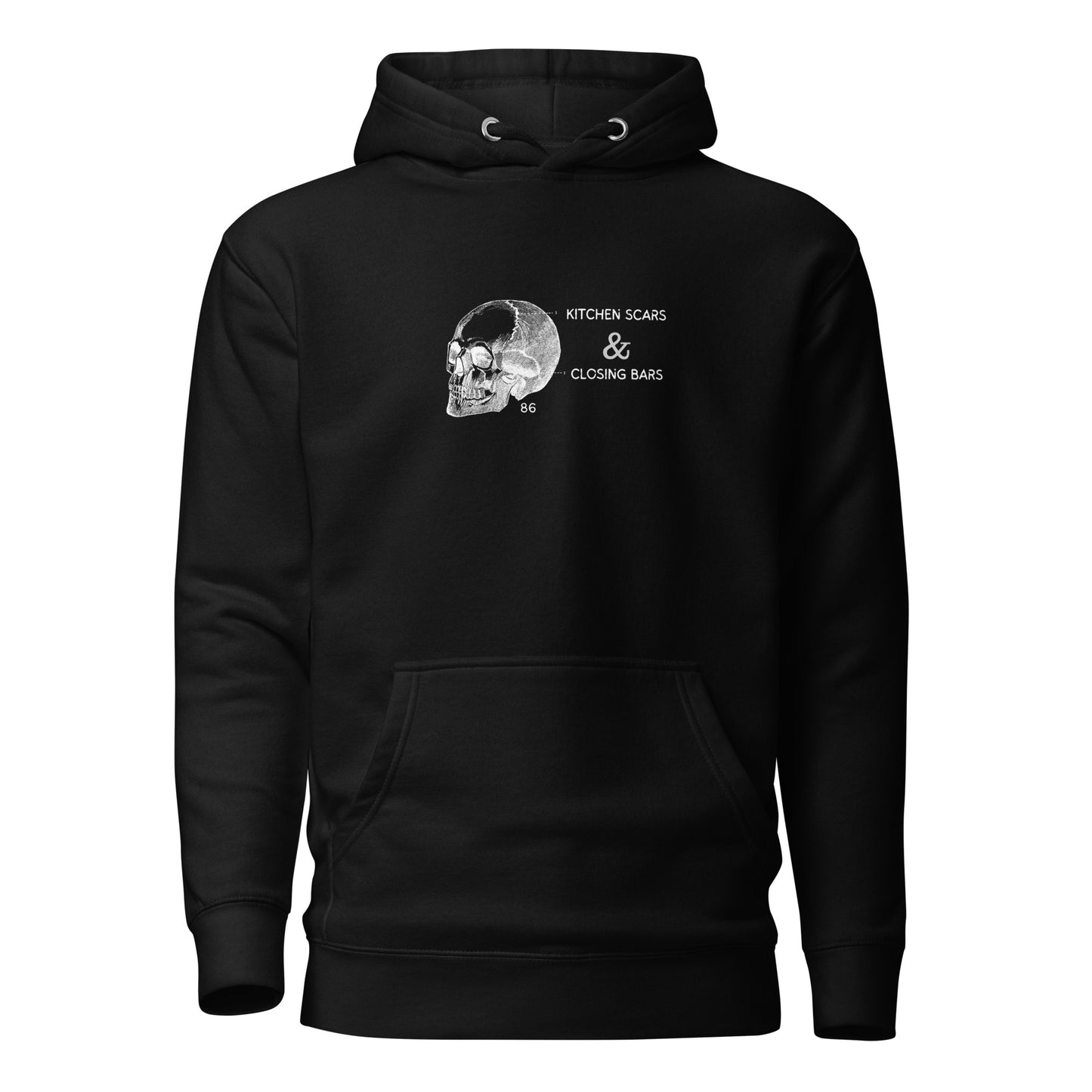Kitchen Scars & Closing Bars Black Unisex Hoodie