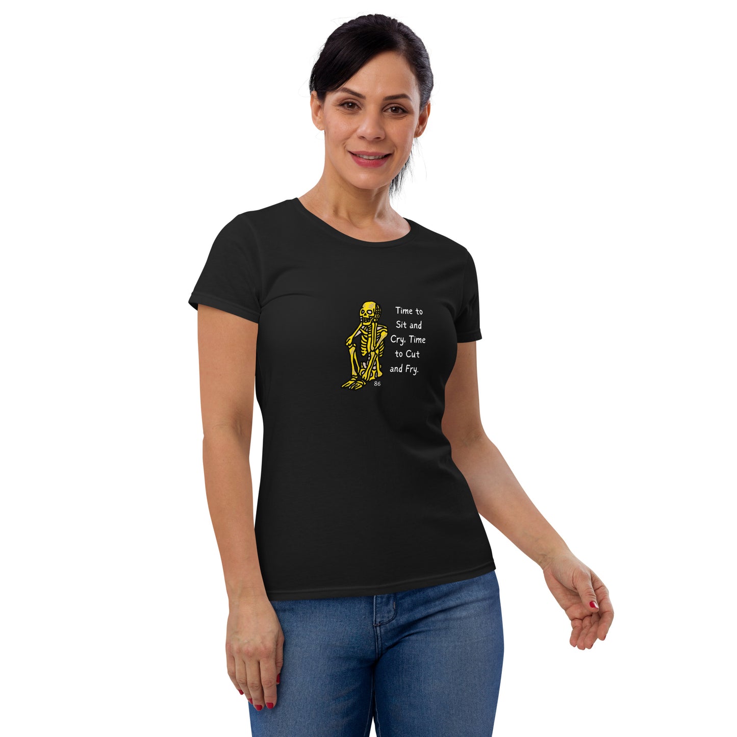 Time To Sit Black Women's short sleeve t-shirt