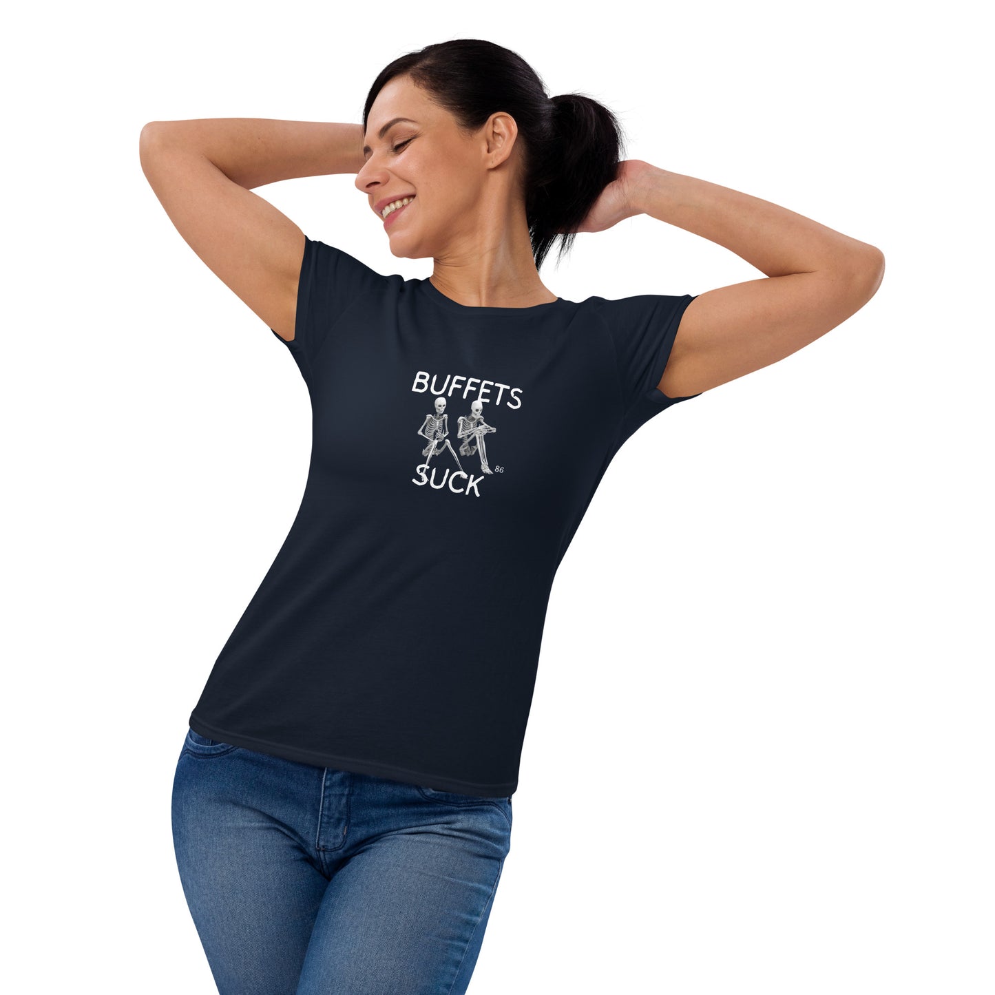 BUFFETS SUCK 2 Women's short sleeve t-shirt