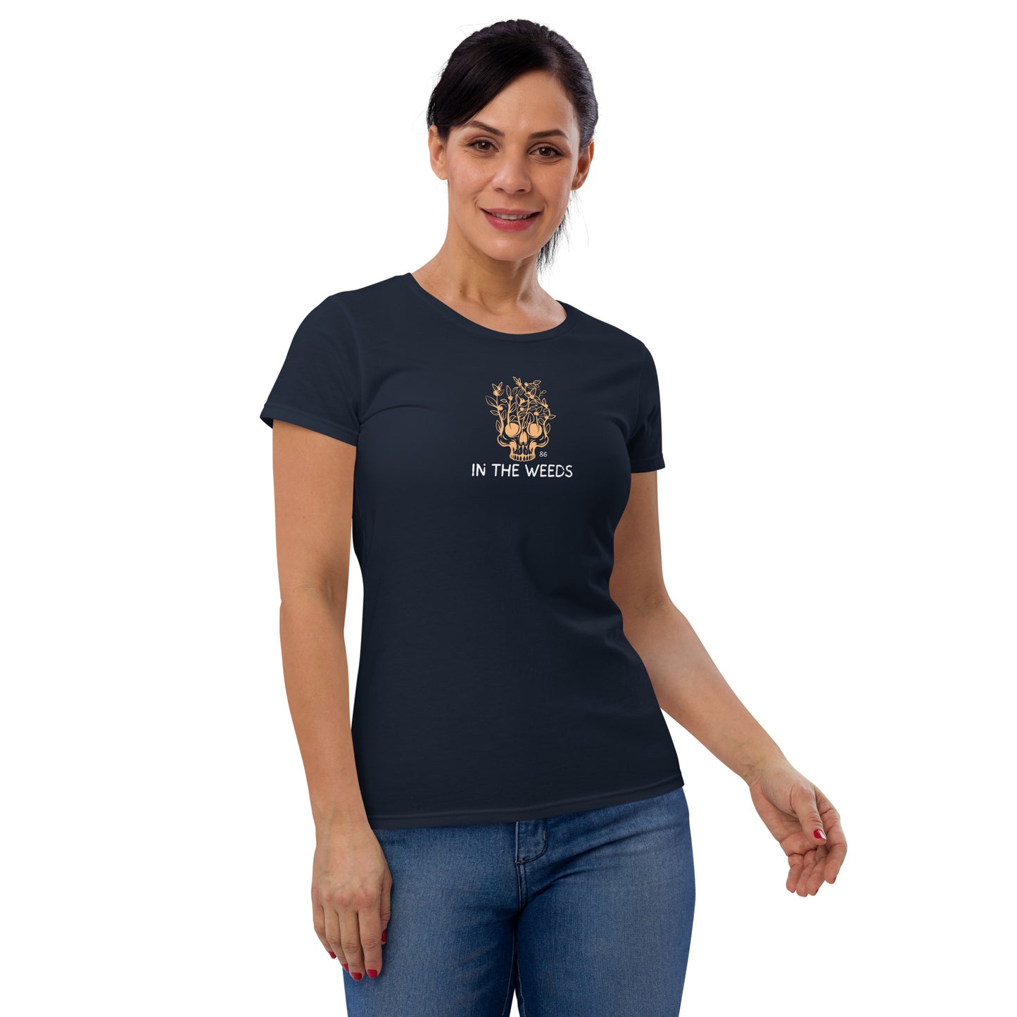 IN THE WEEDS 1 BLACK Women's short sleeve t-shirt