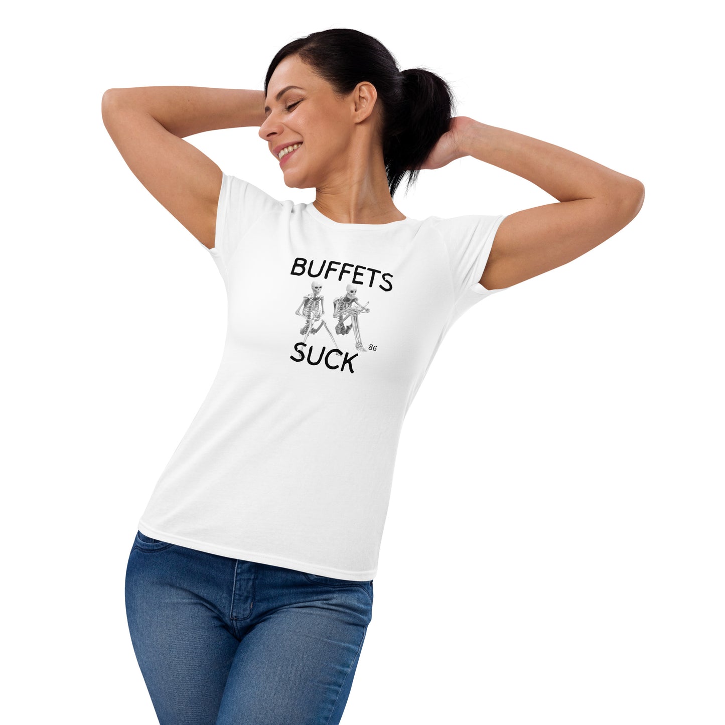 BUFFETS SUCK 2 Women's short sleeve t-shirt