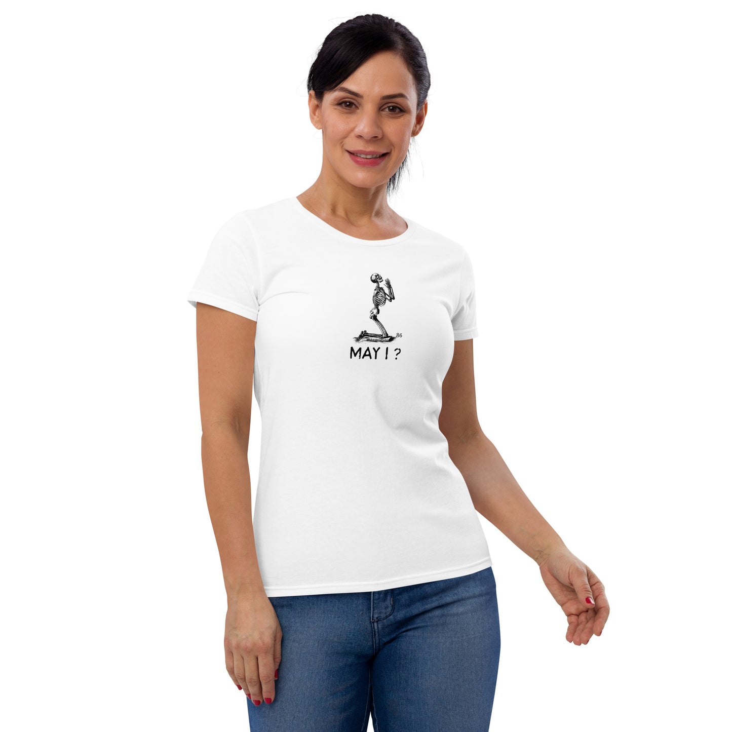 MAY I? Women's short sleeve t-shirt