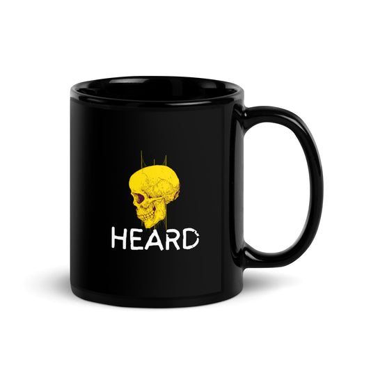 HEARD Black Glossy Mug