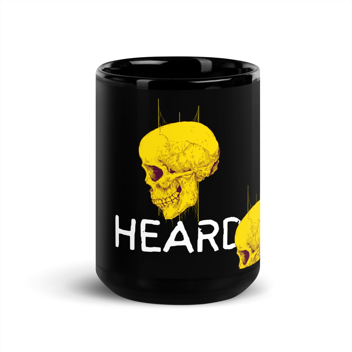 HEARD Black Glossy Mug