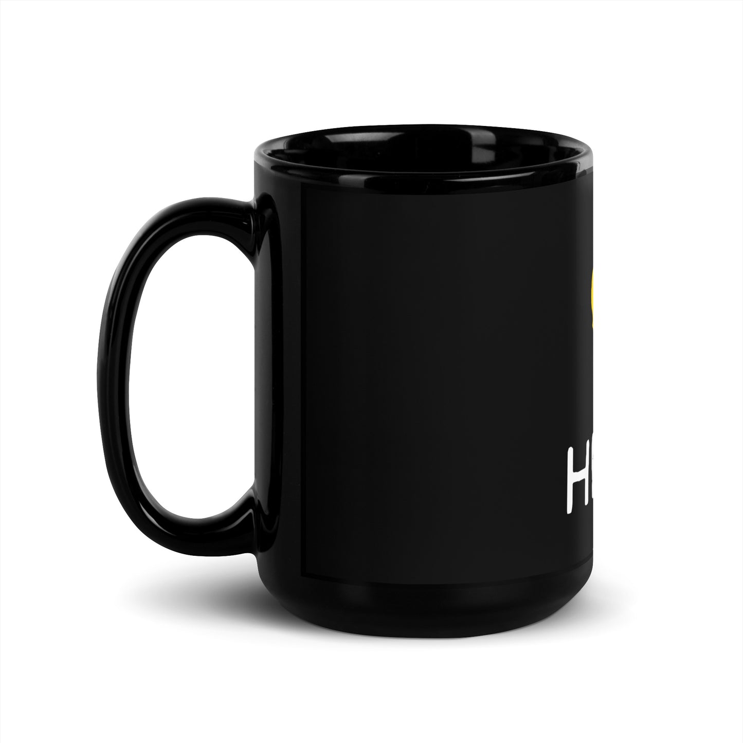 HEARD Black Glossy Mug