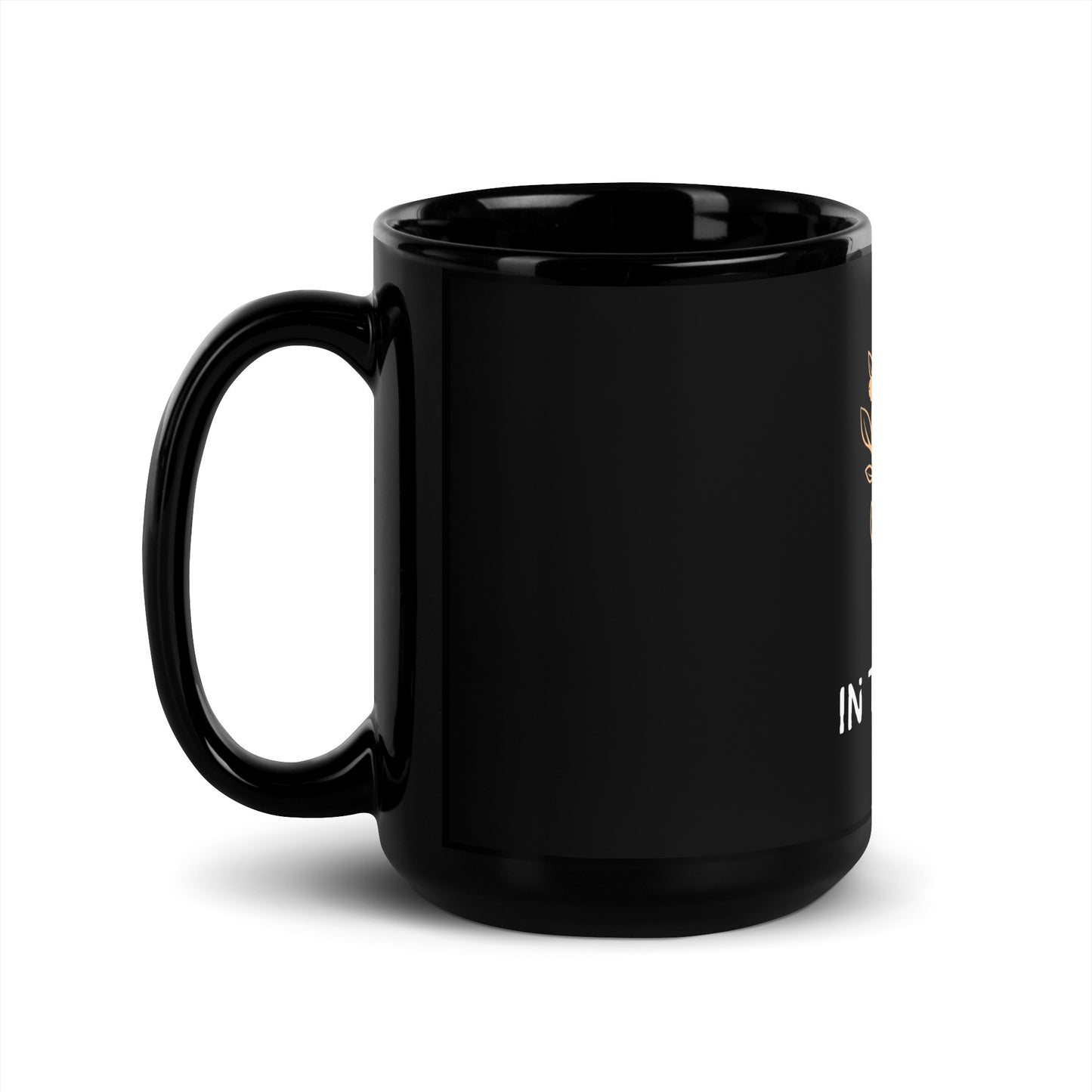 IN THE WEEDS 1 Black Glossy Mug