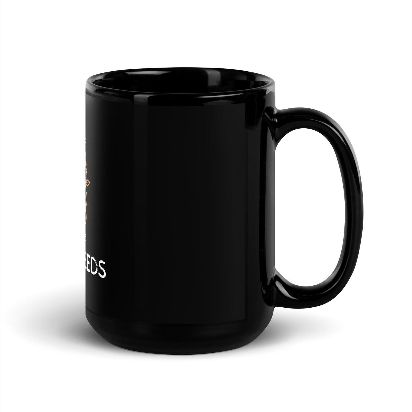 IN THE WEEDS 1 Black Glossy Mug