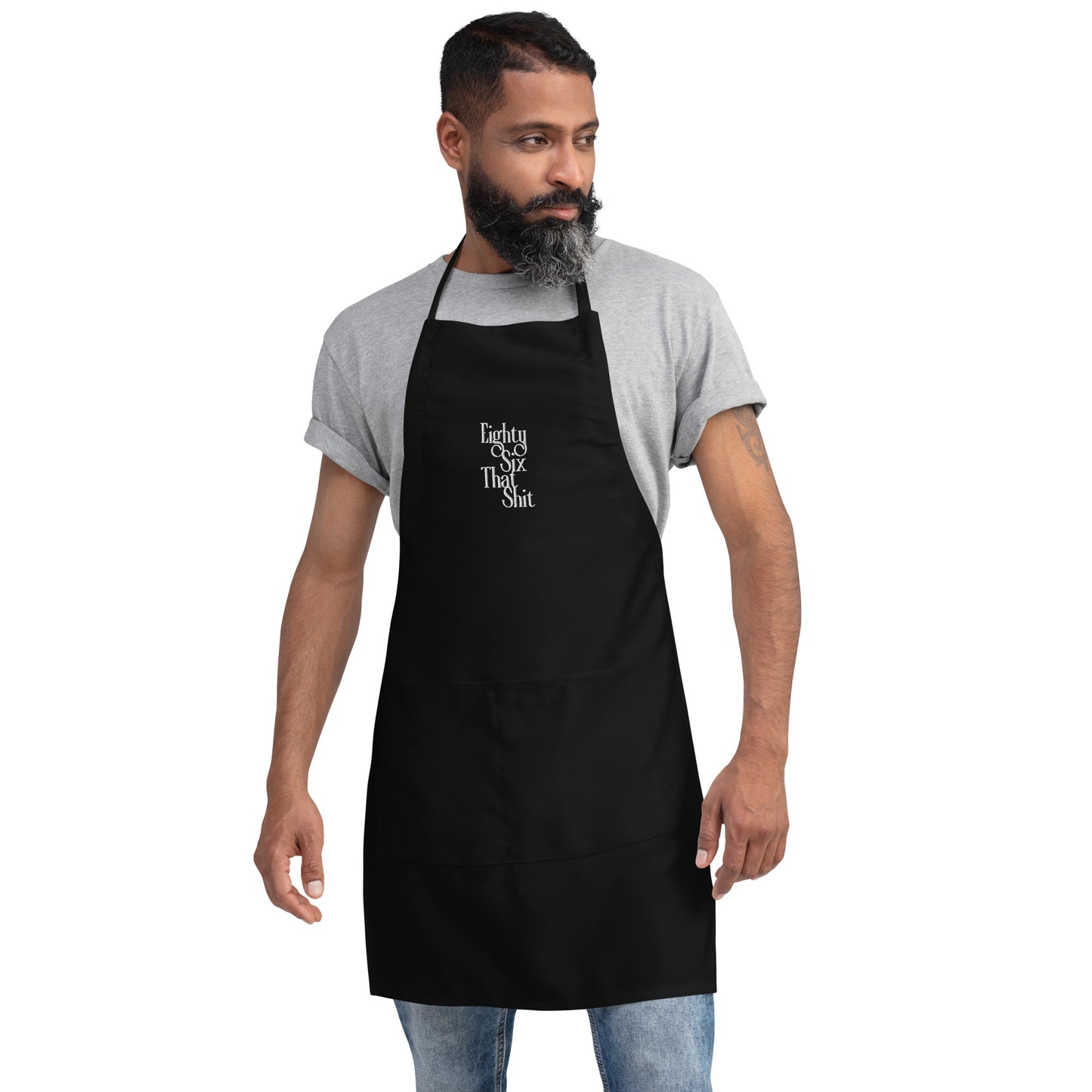 EightSix That Shit Embroidered Apron