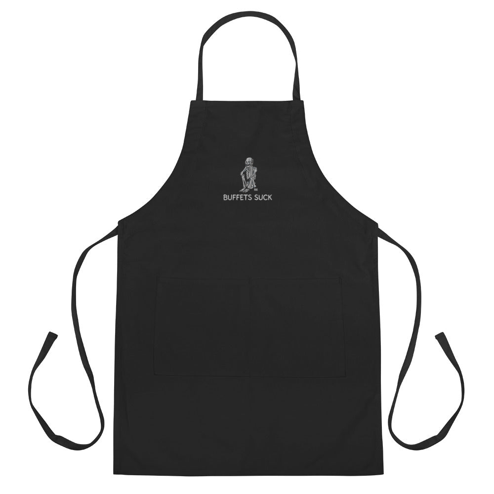 BUFFETS SUCK 1 Embroidered Apron