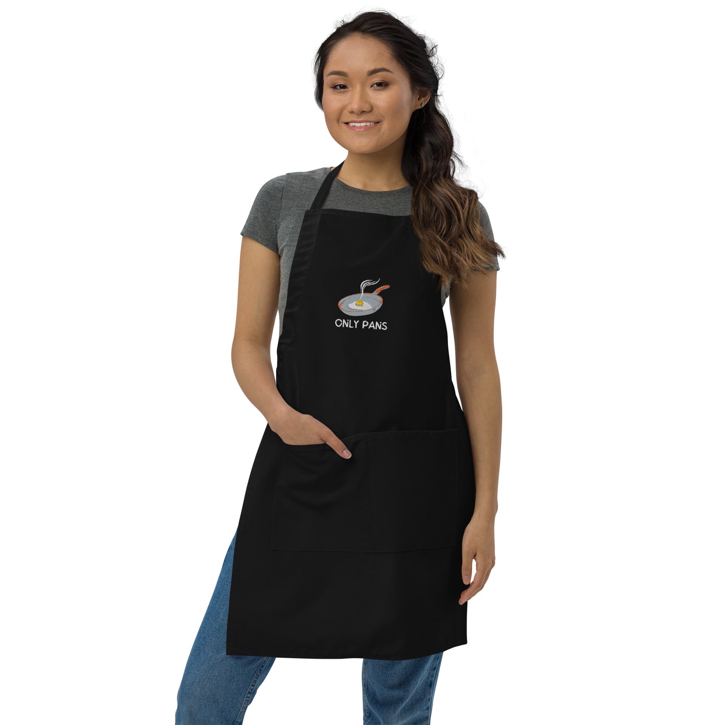 ONLY PANS Embroidered Apron