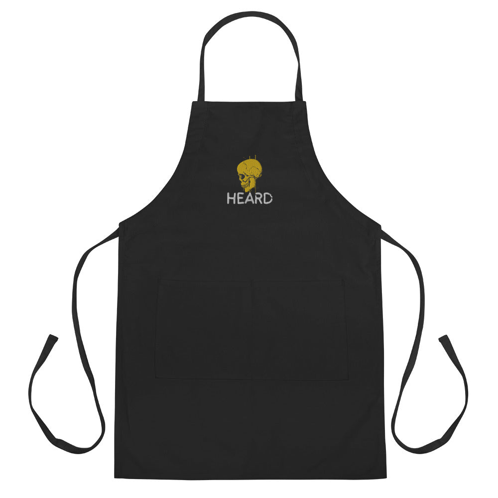 HEARD BLACK Embroidered Apron