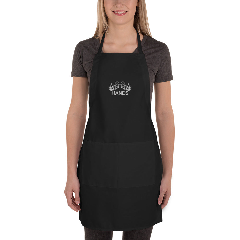 HANDS Embroidered Apron