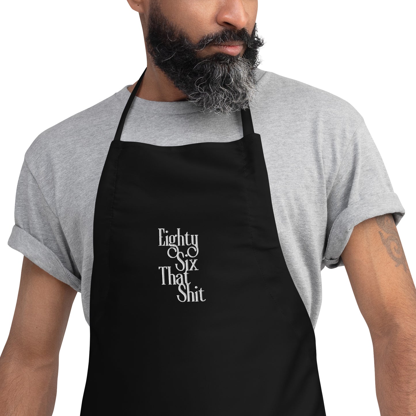 EightSix That Shit Embroidered Apron