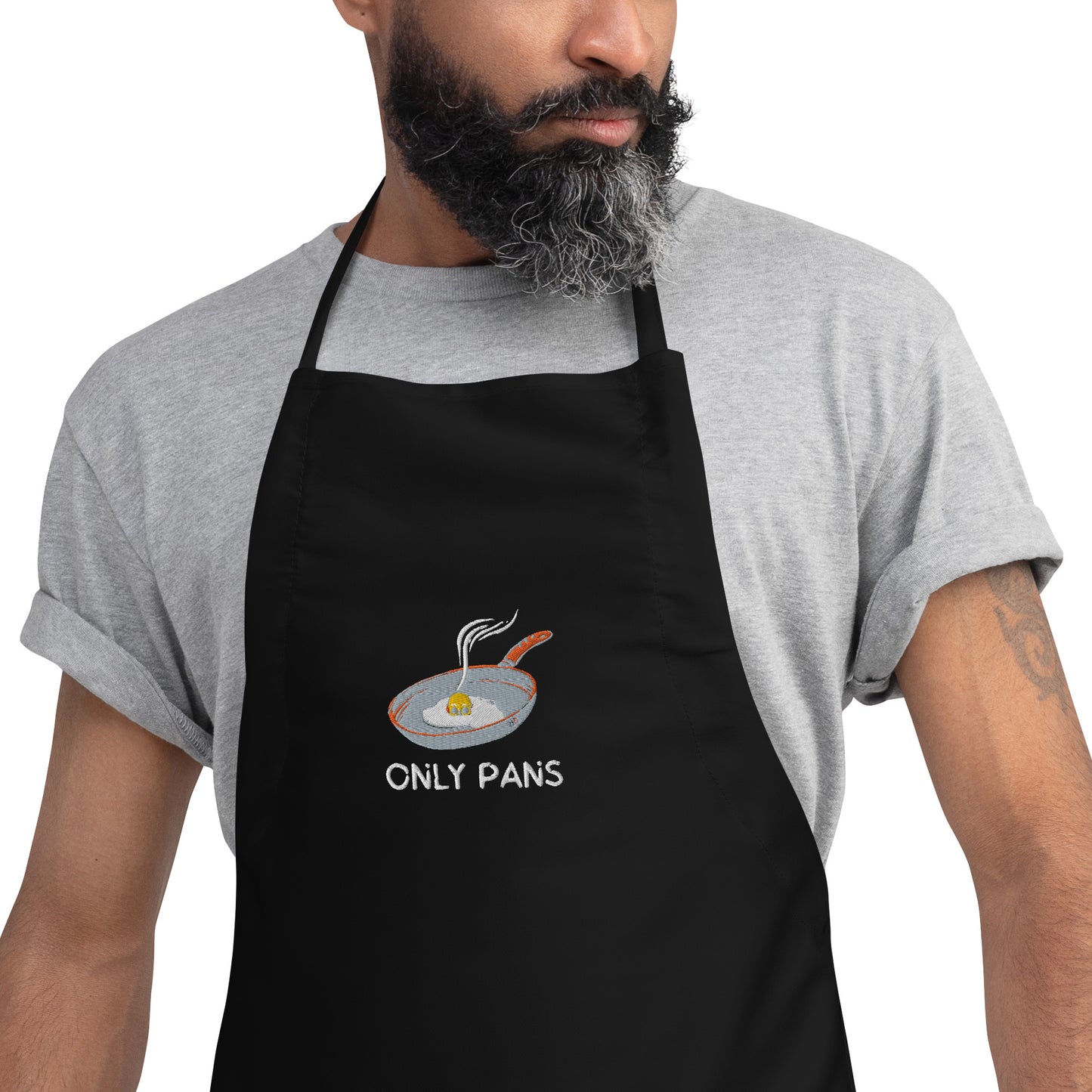 ONLY PANS Embroidered Apron