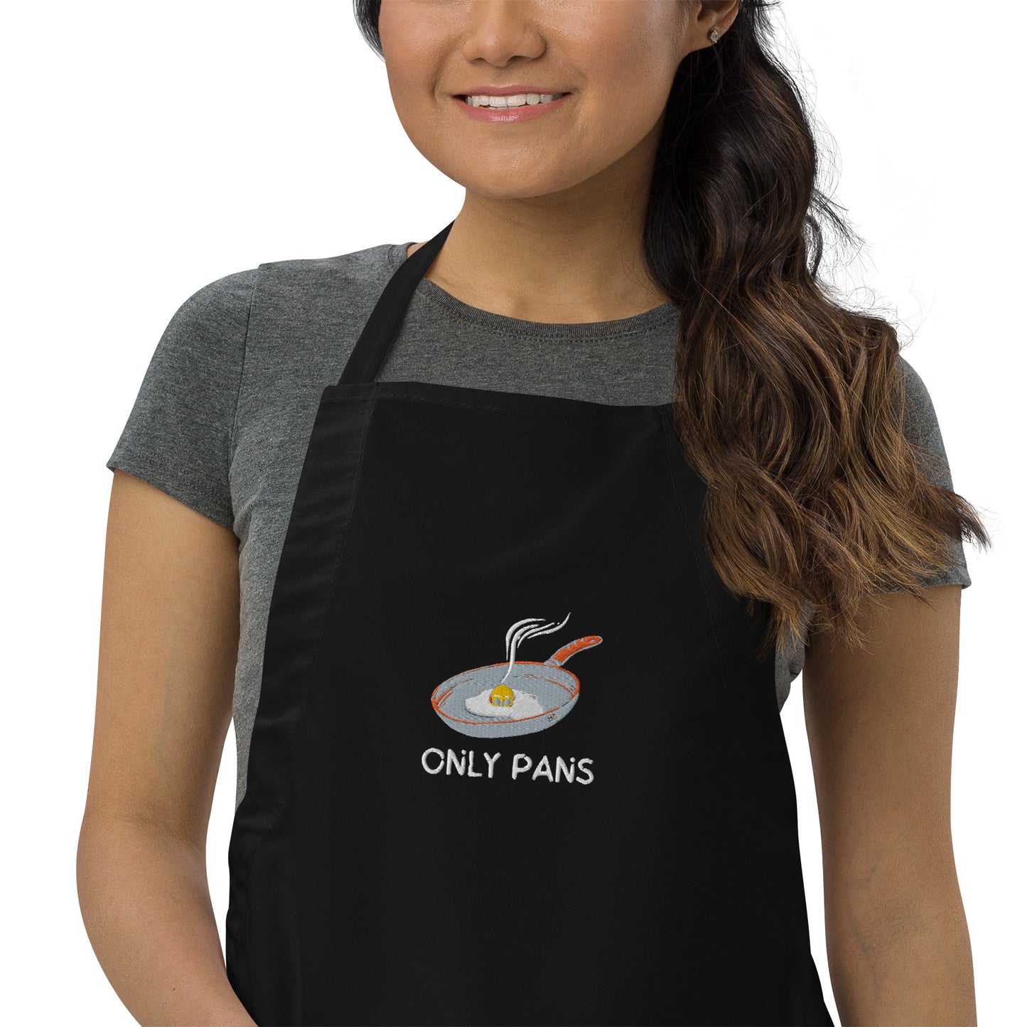 ONLY PANS Embroidered Apron