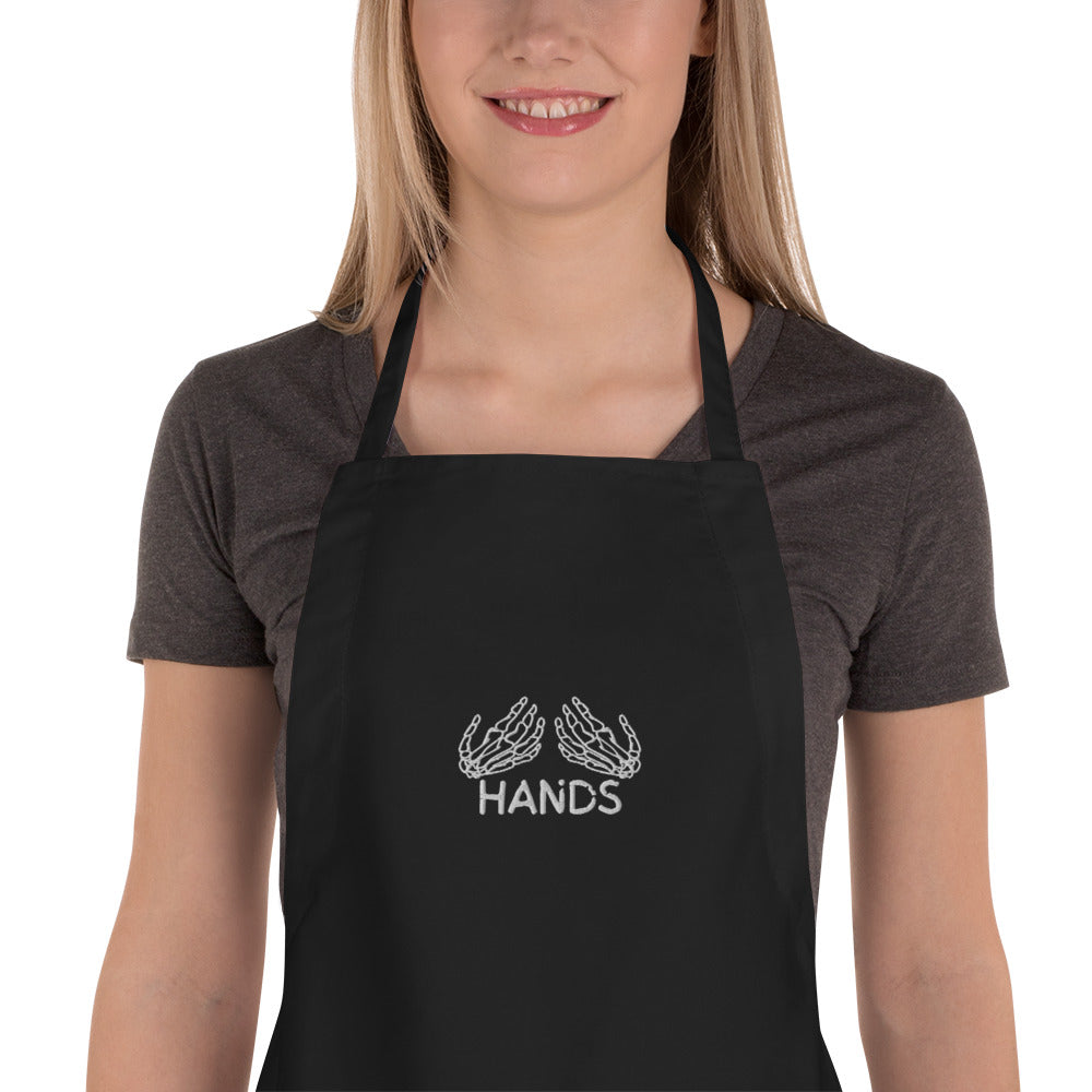 HANDS Embroidered Apron