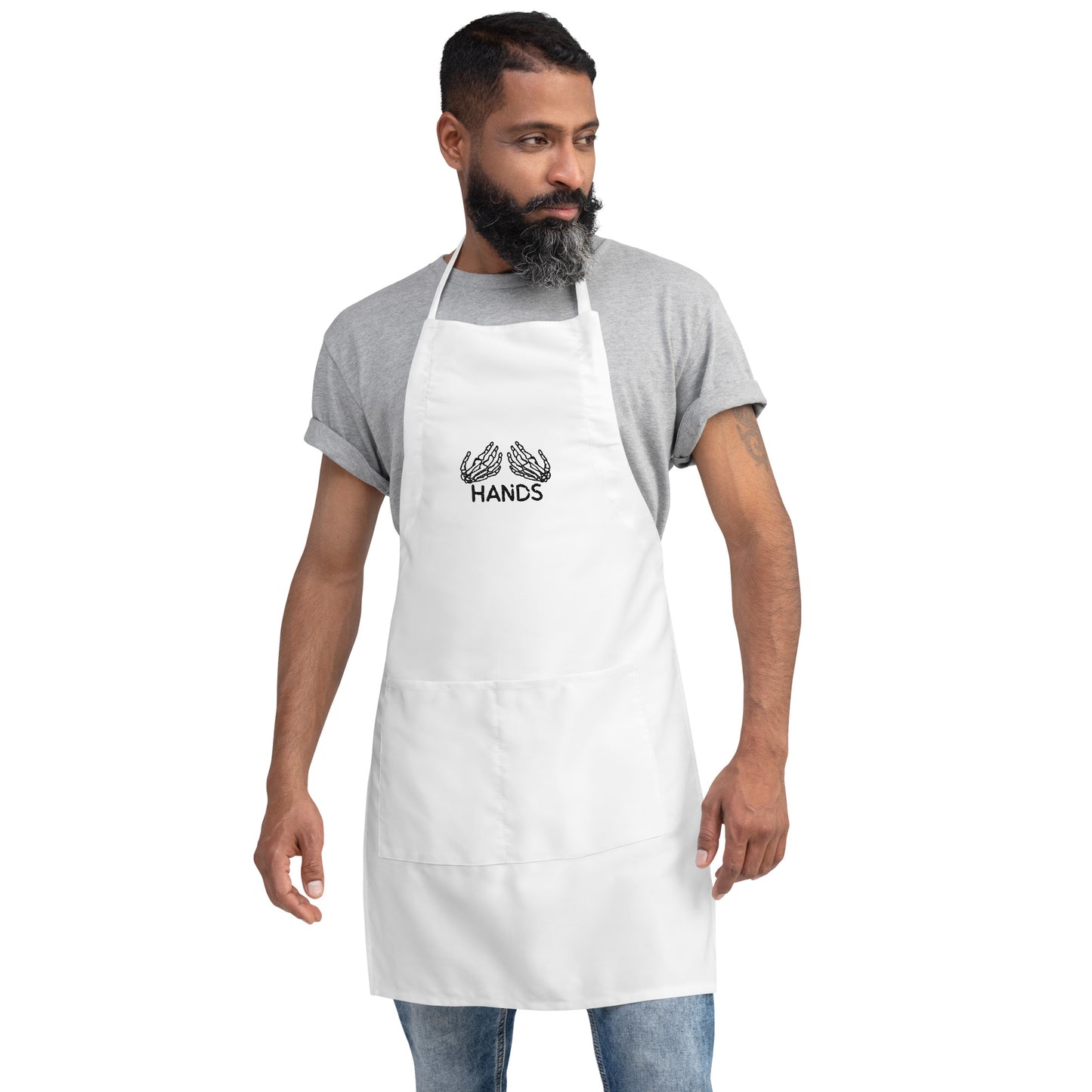 HANDS Embroidered Apron