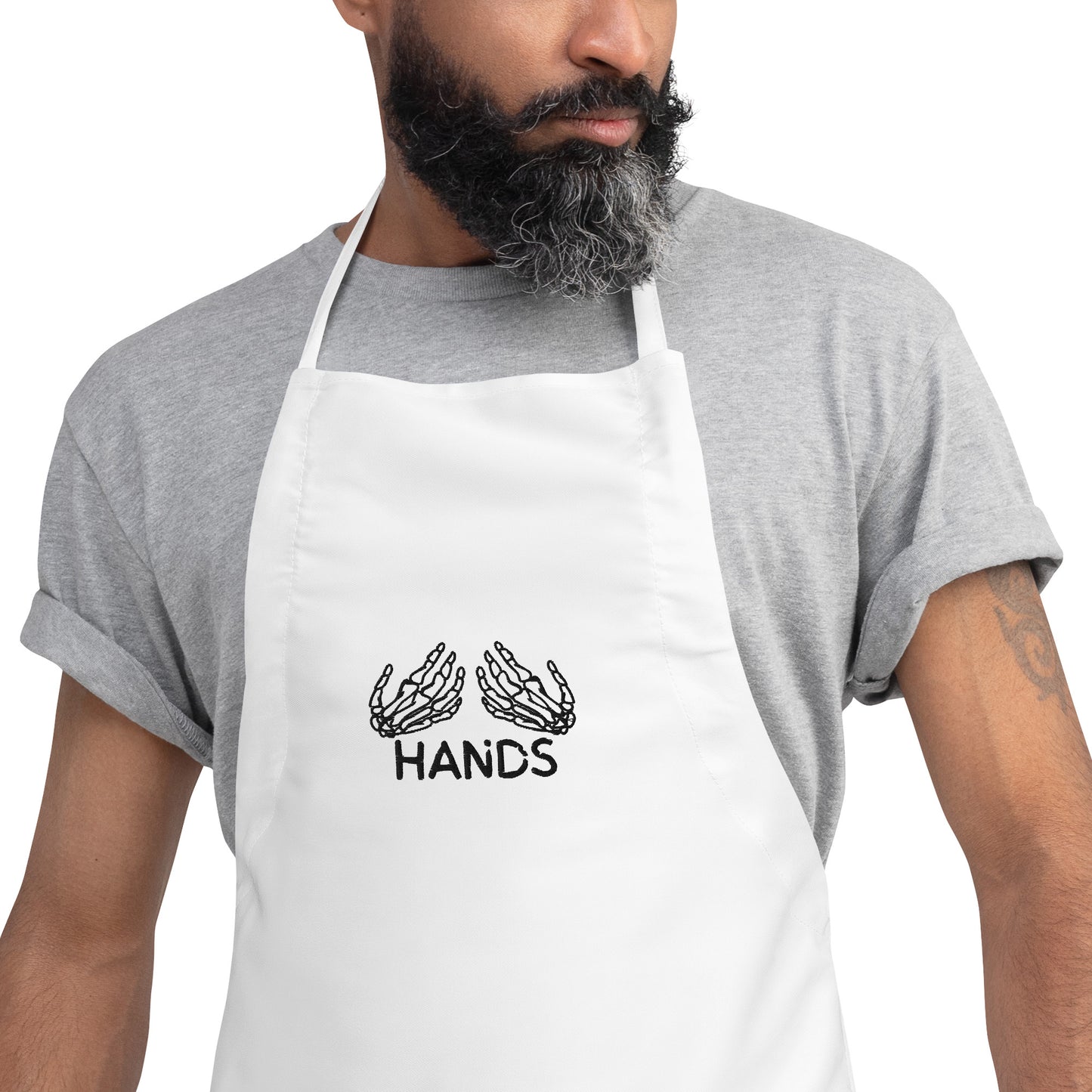 HANDS Embroidered Apron