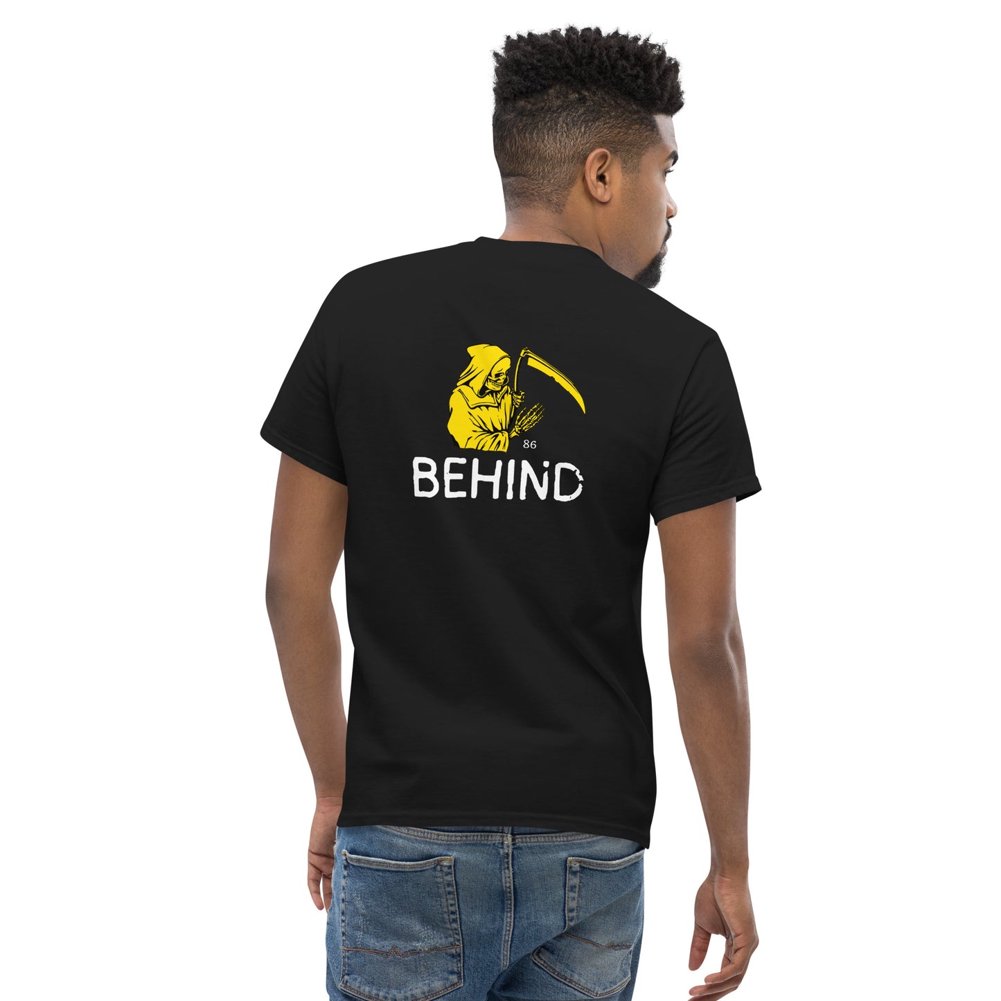 BEHIND BLACK Men's classic tee