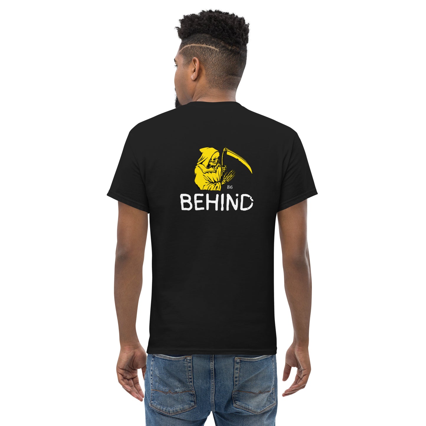 BEHIND BLACK Men's classic tee