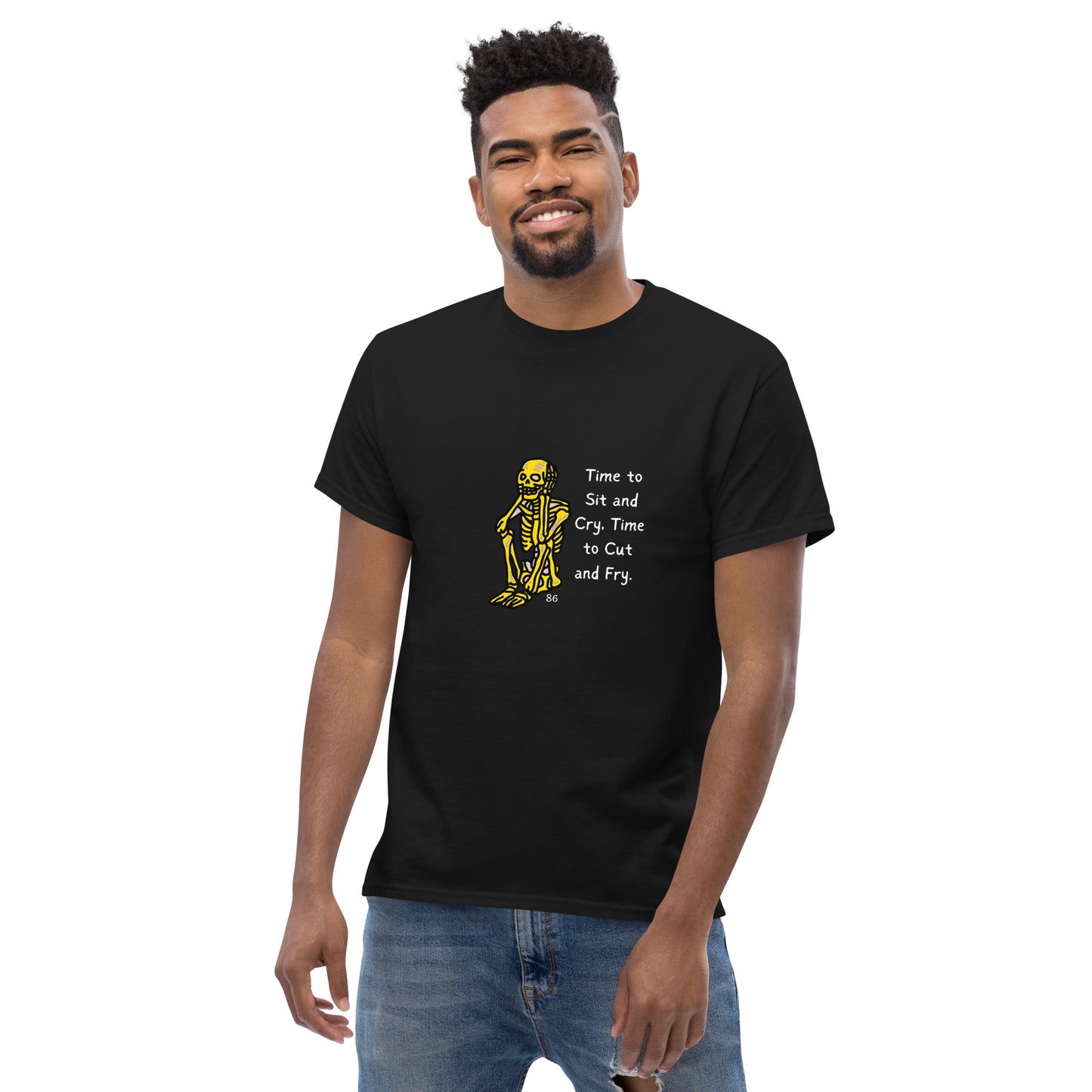 Time To Sit Black Men's classic tee