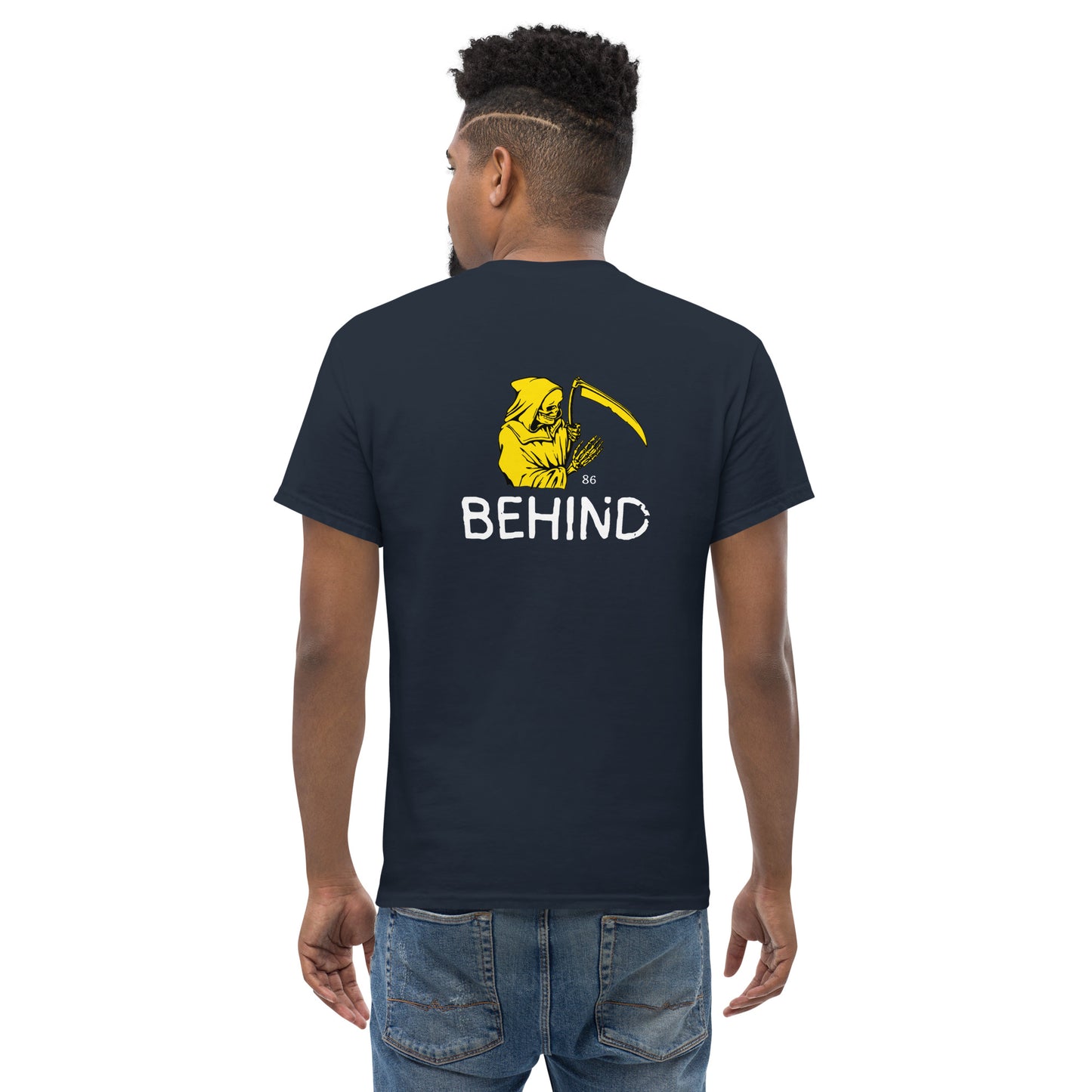 BEHIND BLACK Men's classic tee