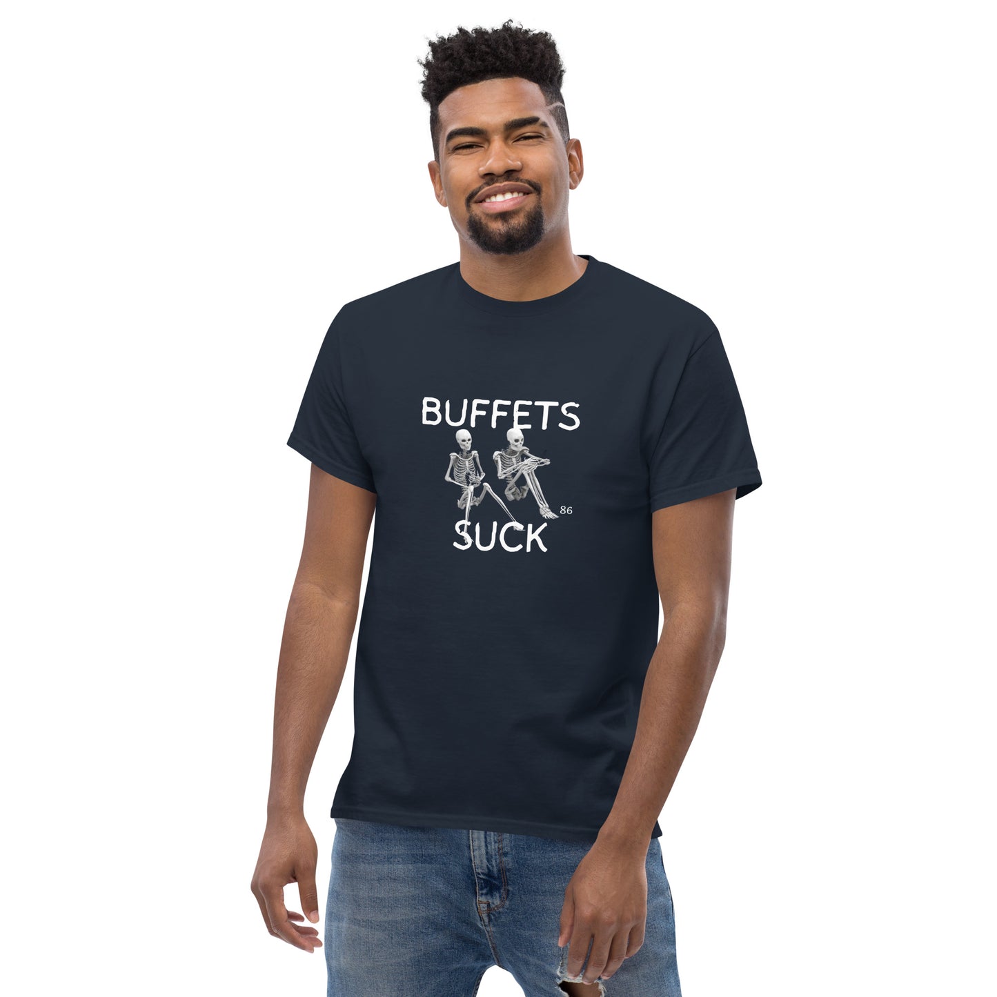 BUFFETS SUCK 2 BLACK Men's classic tee