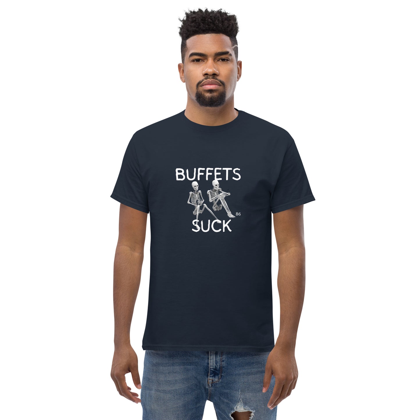 BUFFETS SUCK 2 BLACK Men's classic tee