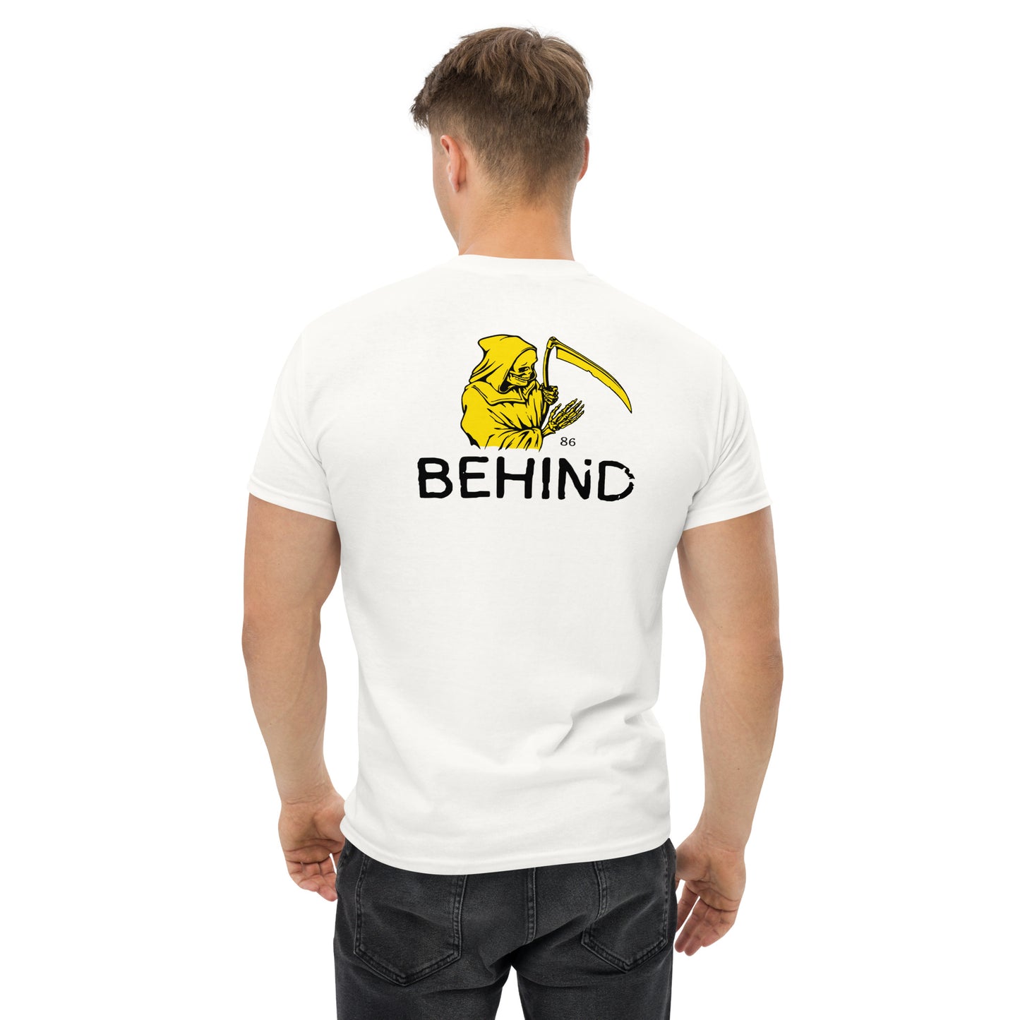 BEHIND Men's classic tee